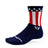 Swiftwick Vision Five Tribute Crew Socks  -  Small / Tribute Stars and Stripes