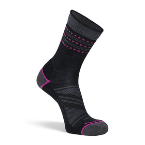 Fox River Womens Long Trail Lightweight Crew Socks  -  Medium / Black