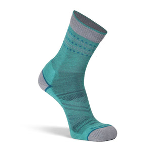 Fox River Womens Long Trail Lightweight Crew Socks  -  Medium / Teal