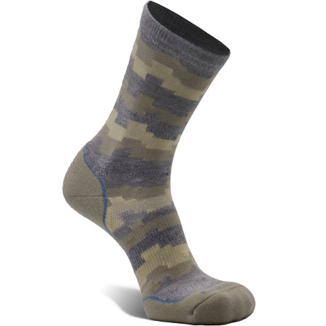 Fox River Womens Sedona Midweight Hiking Crew Socks  -  Small / Gray/Sand