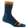 Darn Tough Mens Via Ferrata Micro Crew Midweight with Cushion Hiking Socks  -  Medium / Dark Teal