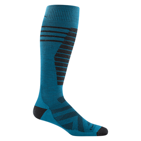 Darn Tough Mens Edge Over-the-Calf Midweight Ski & Snowboard Socks  -  Medium / Cascade