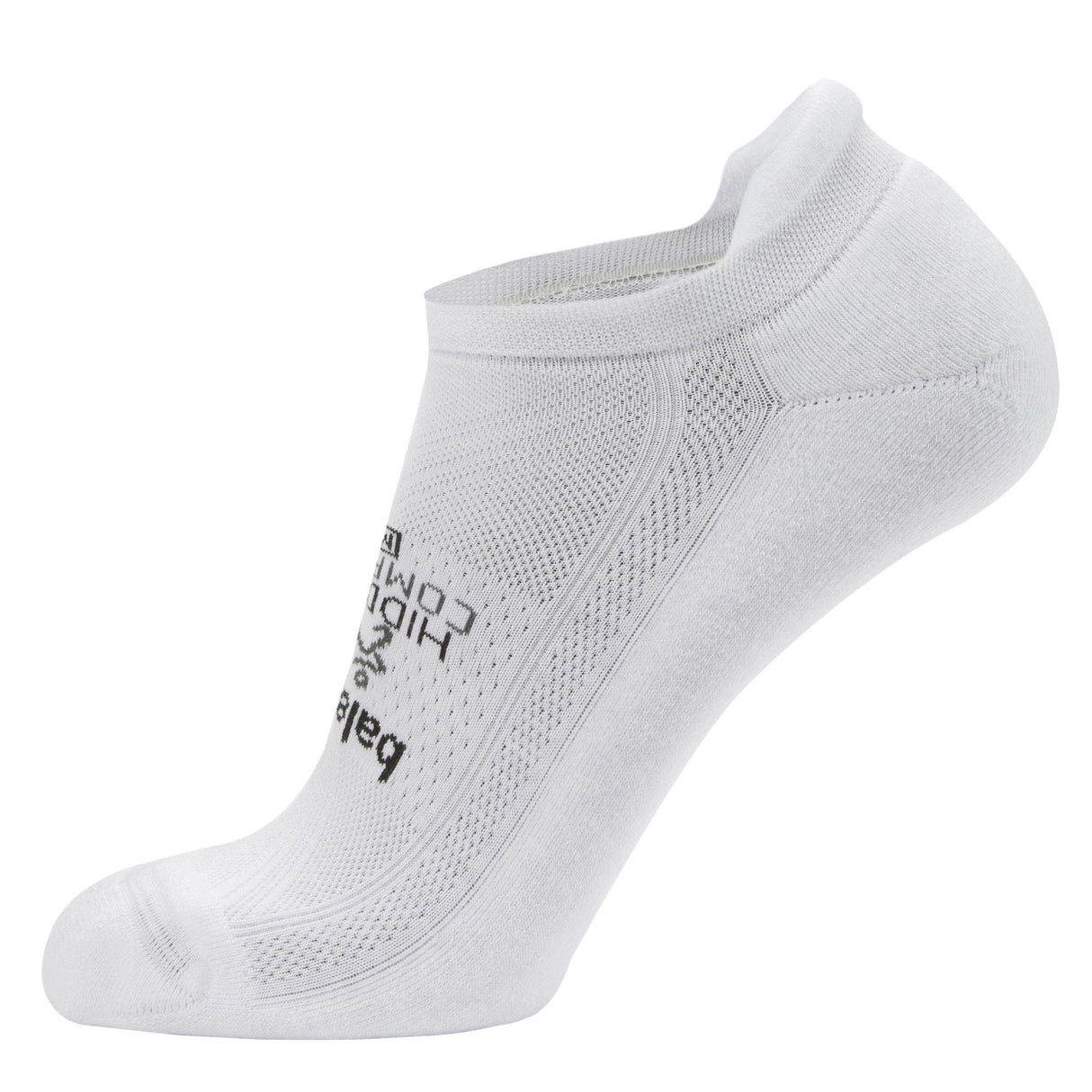 Balega Hidden Comfort No Show Tab Socks  -  Small / White