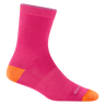 Darn Tough Juniors Field Trip Micro Crew Lightweight Socks  -  Small / Neon Pink