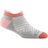 Darn Tough Womens Run No Show Tab Light Cushion Ultra-Lightweight Socks  -  Small / Ash