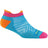 Darn Tough Womens Run No Show Tab Light Cushion Ultra-Lightweight Socks  -  Small / Ocean