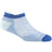 Darn Tough Womens Run No Show Tab Light Cushion Ultra-Lightweight Socks  -  Small / Sky