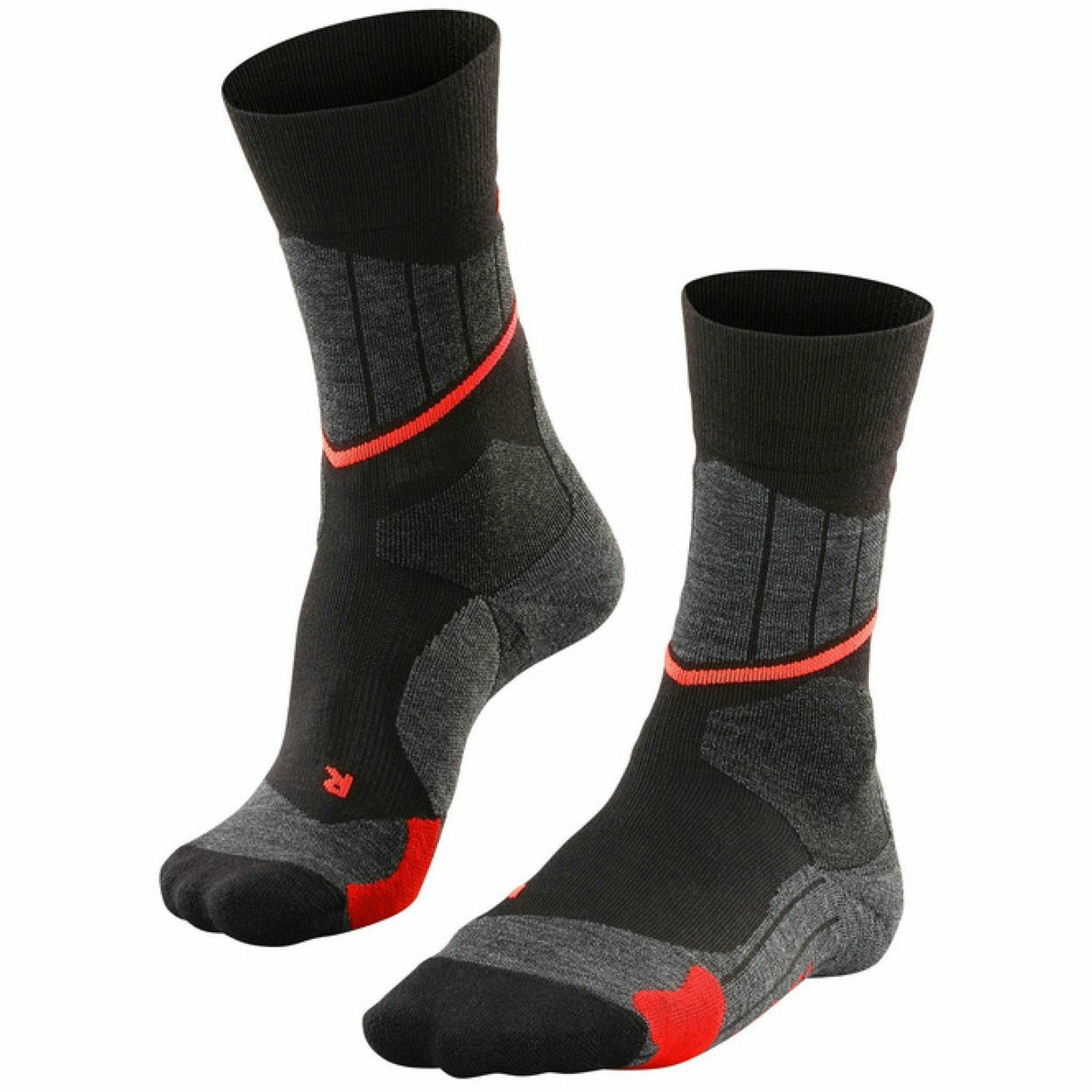 FALKE Womens SC1 X-Country Skiing Socks  -  35-36 / Black Mix