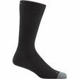 Darn Tough Mens Solid Crew Lightweight Lifestyle Socks  -  Medium / Black