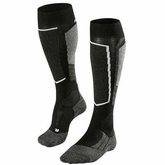 FALKE Womens SK2 Skiing Knee High Socks  -  37-38 / Black/Mix