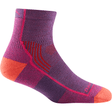 Darn Tough Womens Hiker Quarter Midweight Hiking Socks  -  Small / Berry