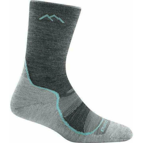 Darn Tough Womens Light Hiker Micro Crew Lightweight Socks  -  Small / Slate