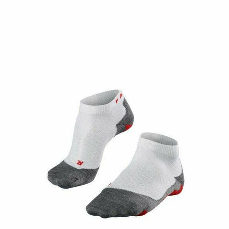 FALKE Womens RU5 Race Short Lightweight Running Quarter Socks  -  37-38 / White