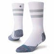 Stance Run Light Crew Socks  -  Medium / White