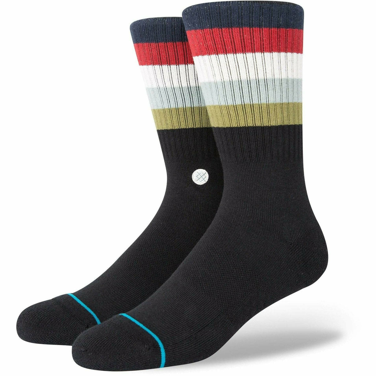 Stance Mens Maliboo Crew Socks  -  Large / Black Fade