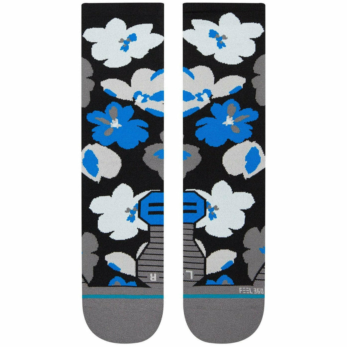 Stance Open Field Crew Socks  -  Large / Black