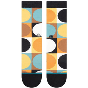 Stance Poka Poka Casual Crew Socks  -  Large / Washed Black