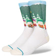 Stance Bus Stop Crew Socks  -  Medium / Vintage White