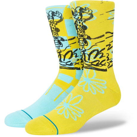 Stance Tandem By Russ Crew Socks  -  Medium / Blue