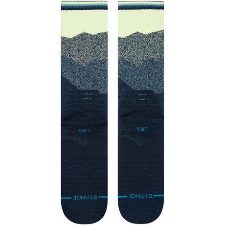 Stance 4 Peaks Performance Crew Socks  -  Medium / Navy