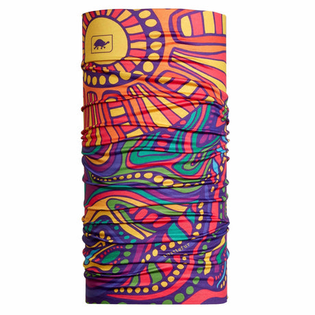 Turtle Fur Comfort Shell Totally Tubular  -  One Size Fits Most / Psychedelic Sunshine