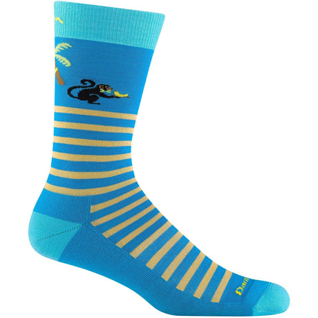 Darn Tough Mens Wild Life Crew Lightweight Lifestyle Socks  -  Medium / Ocean