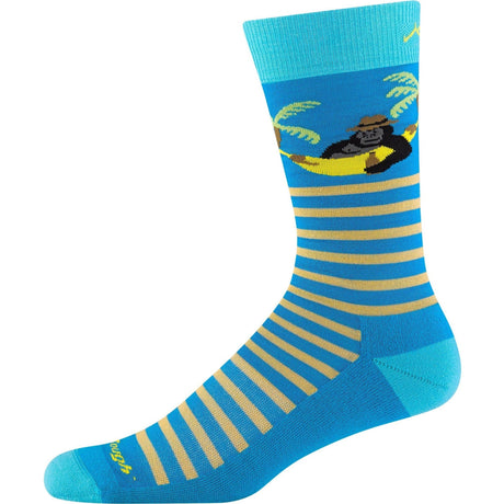 Darn Tough Mens Wild Life Crew Lightweight Lifestyle Socks  - 