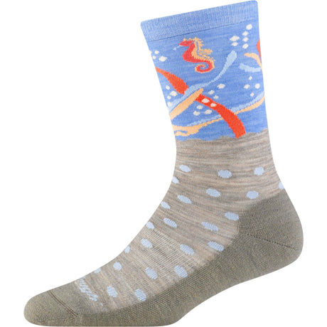 Darn Tough Womens Wild Life Crew Lightweight Lifestyle Socks  - 