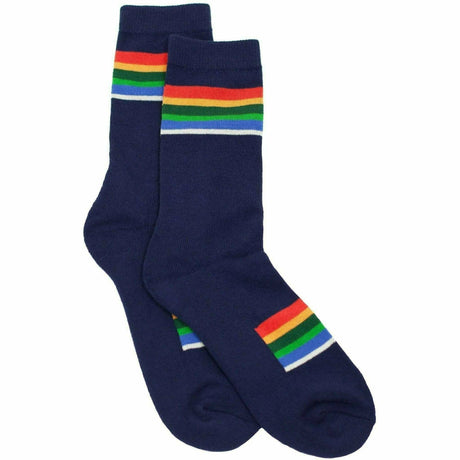 Pendleton National Park Striped Crew Socks  -  Medium / Crater Lake