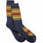 Pendleton National Park Striped Crew Socks  -  Medium / Grand Canyon