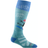 Darn Tough Womens Penguin Peak Over-The-Calf Midweight Ski & Snowboard Socks  -  Small / Aqua