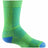 Wrightsock Kids Double-Layer Coolmesh II Lightweight Crew Socks  -  X-Small / Green/Blue