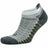 Balega Silver No Show Tab Socks  -  Small / White/Gray