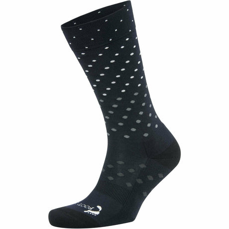 Foot Zen by Balega Fashion Dots Crew Socks  -  Large / Navy