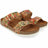 Haflinger Andrea Leather Sandals  -  36 / Cork Multi