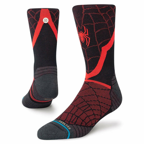 Stance Spider-Man Run Socks  -  Small / Black