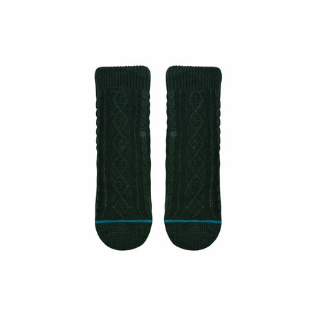 Stance Toasted Slipper Crew Socks  -  Small / Green