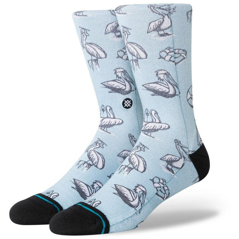 Stance Nigel Crew Socks  -  Medium / Light Blue