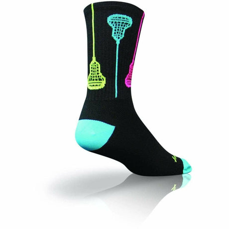 SockGuy Glow Sticks LAX 6 Inch Socks  -  Large/X-Large