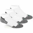 Fitsok CX3 Coolmax Low Cut 3-Pack Socks  -  Small / White/Gray