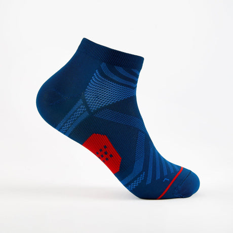 Thorlo Experia X Speed Ultra Light Low Cut Socks  -  Medium / Navy/Electric Orange