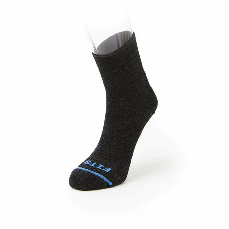 FITS Performance Trail Quarter Socks  -  Small / Charcoal