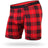 BN3TH Mens Classic Print Boxer Brief  -  X-Small / Fireside Plaid Red