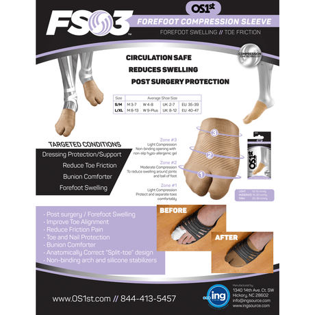 OS1st FS3 Bunion Brace  - 