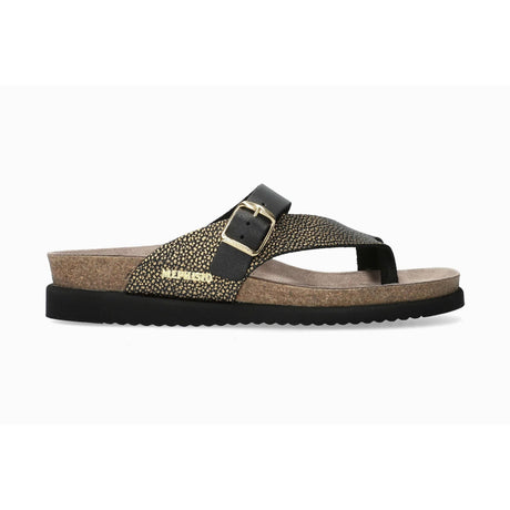 Mephisto Womens Helen Mix Sandals  -  6 / Gold Condor/Black Waxy