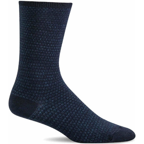 Sockwell Womens Wabi Sabi Essential Comfort Crew Socks  -  Small/Medium / Navy