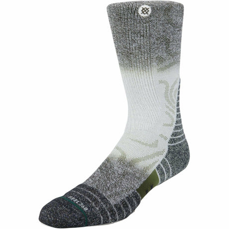 Stance Mens Trek Adventure Schweitzer Crew Socks  -  Medium / Olive