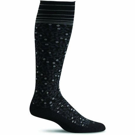 Sockwell Womens New Leaf Firm Compression Socks  -  Small/Medium / Black