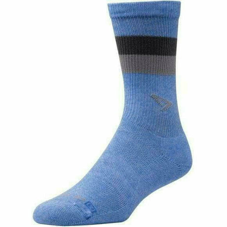 Drymax Running Lite-Mesh Crew Socks  -  Small / Sky Blue Heathered