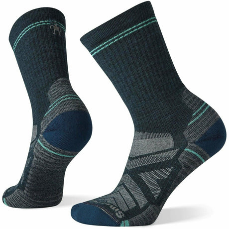 Smartwool Womens Hike Light Cushion Crew Socks  -  Small / Twilight Blue